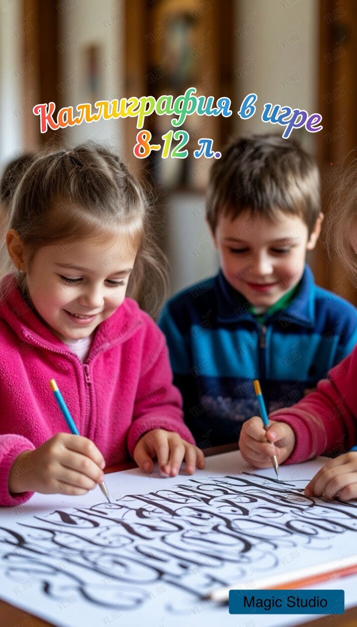 Занятия для детей «Каллиграфия в игре» (Мэджик Студио)