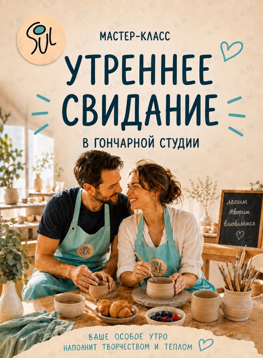 Утреннее свидание в гончарной мастерской «Соул» (Art spaсe soul)