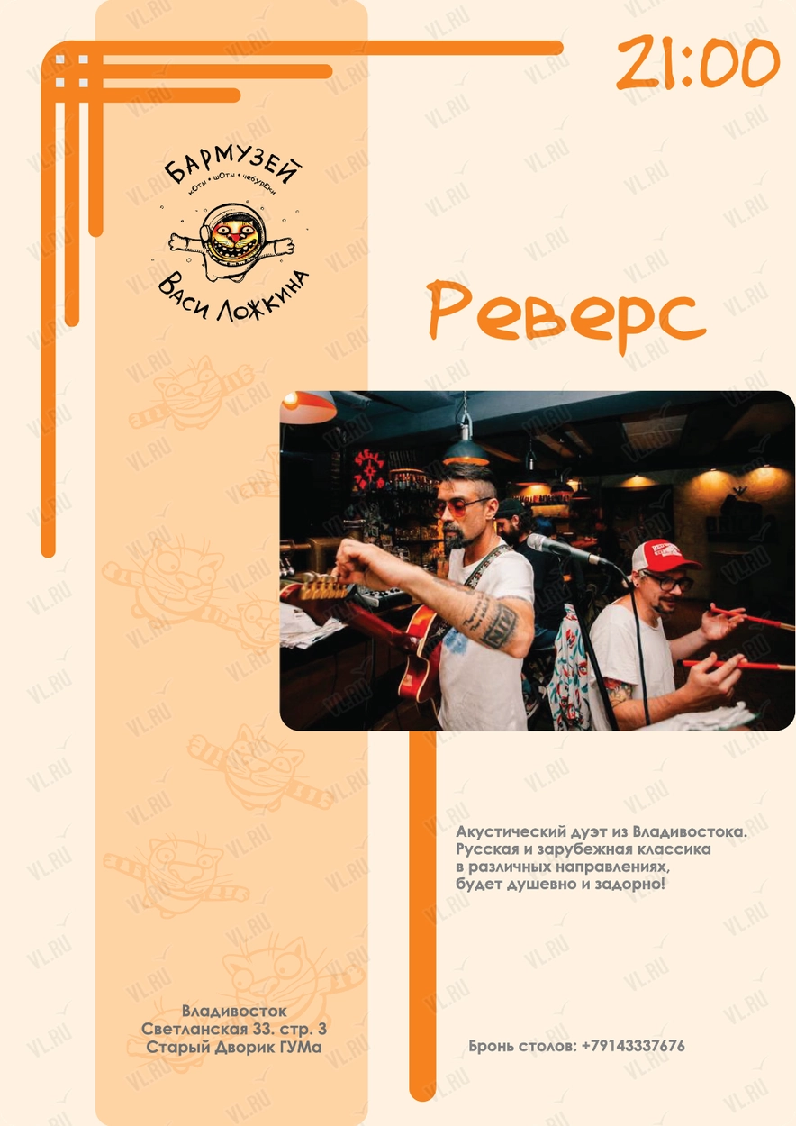 Акустический дуэт «Реверс» (Бармузей Васи Ложкина)