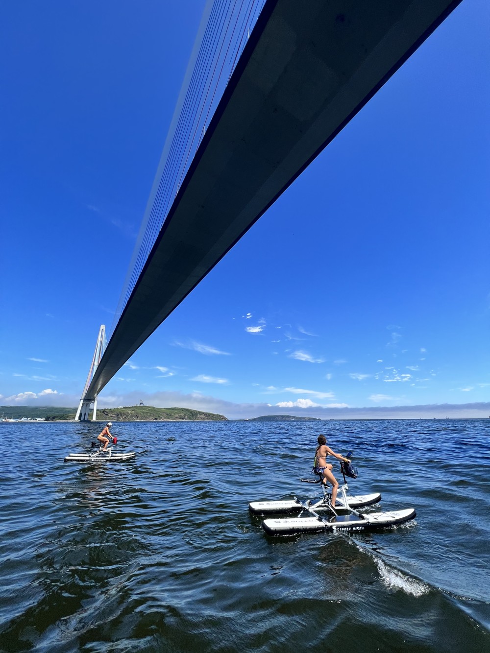 Морская прогулка на водном велосипеде - фото 5
