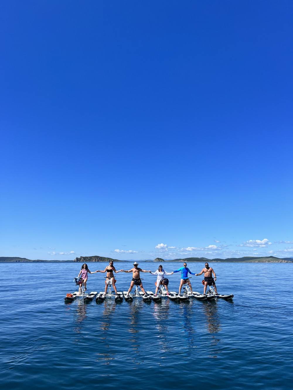 Морская прогулка на водном велосипеде - фото 13