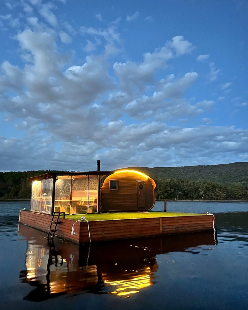 Баня в море - баня на воде - фото 4
